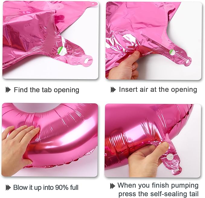 40 Inch Pink Number 11 Digital Balloon,Jumbo Mylar Foil Helium Balloon for 11 Balloons for Birthday Party,Wedding Anniversary Party Decorations