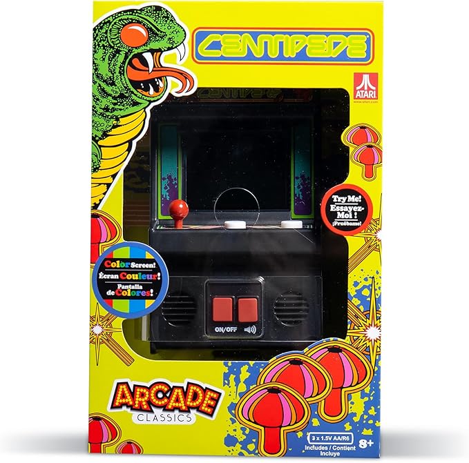 Arcade Classics Centipede and Qbert 2 Mini Video Games