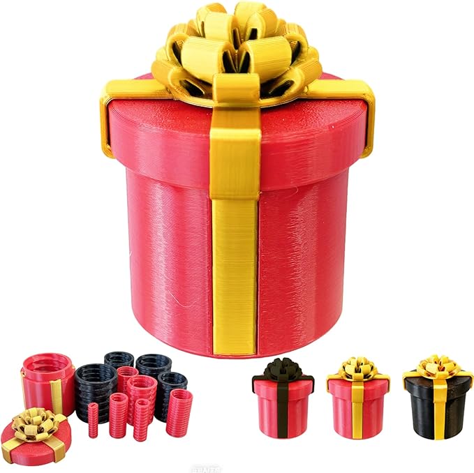 Annoying Gift Box with Screws,Prank Gifts,Puzzle Gift Box,Prank Gifts for Adults,Money Puzzle,Annoying Nested Screw Gift box,Reusable Perfect Money Puzzles for Birthday Christmas White Elephant Party