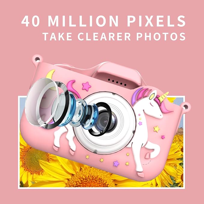 Kids Camera, 2.0 Inch LCD Screen,32GB SD Card, Gift for Girls