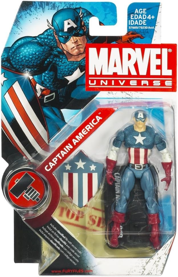 Hasbro Marvel Comics Universe Captain America Action Figure #8