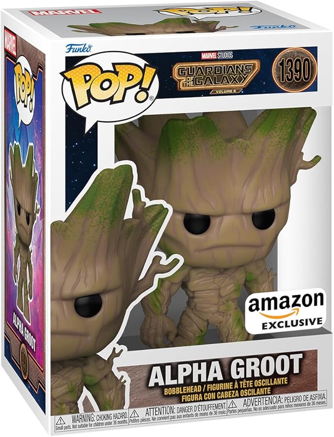 Funko POP! Marvel: Guardians of The Galaxy 3- Alpha Groot - Guardians of The Galaxy - Collectable Vinyl Figure - Gift Idea - Official Merchandise - for Kids & Adults - Movies Fans