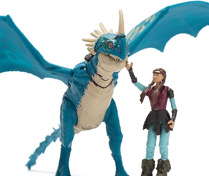 DreamWorks Dragons, How to Train Your Dragon, Deadly Nadder & Astrid, Viking Duo Action Figures, Kids Toys for Boys Ages 4 and up