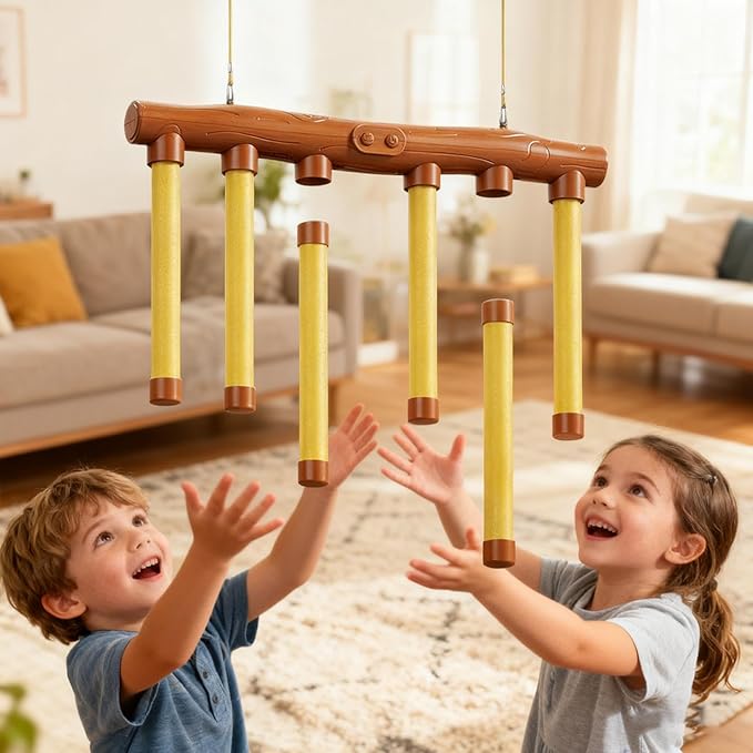 Hand Speed Challenge Game Electronic Provides Thrilling, Real-time Physical Challenge Adjustable Speed Fun Toy - Remote Control Catching Sticks Game Reaction Training Toy for Kids 3 + Years Old