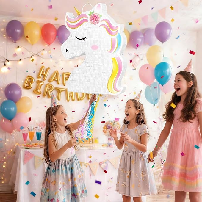 WERNNSAI Unicorn Large Piñata - Birthday Party Supplies 52 * 40cm
