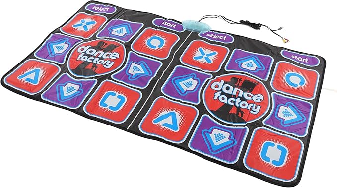 Double Dance mat for tv 40×34×5 Dance mat Musical Electronic Double User Rhythm Portable Dance Floor mat for Adult