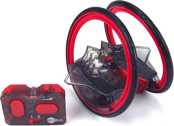 HEXBUG Ring Racer, Self-Stabilizing Rechargeable Remote Control Robot Toys for Kids, STEM Toys for Boys & Girls Aged 8 & Up, (Colors May Vary)