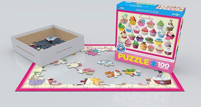 Eurographics Cupcakes Puzzle, 100-Piece