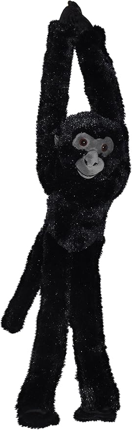 Wild Republic Spider Monkey Black, Monkey Stuffed Animal, Plush Toy, Gifts for Kids, Hanging 22 Inches