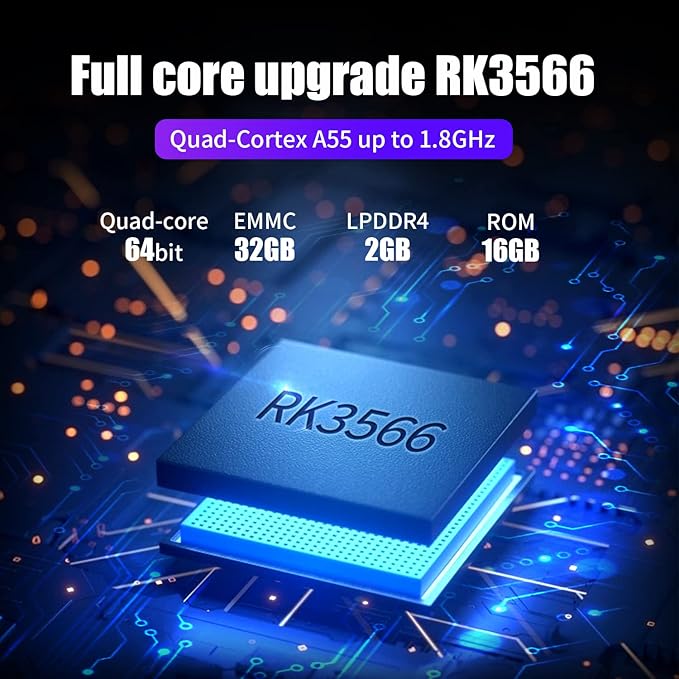 Retro Handheld Game Machine with Dual OS Android 11 and Linux, RG353P Multi Touch Support 5G WiFi 4.2 Bluetooth Online Fighting, Handled with 64G TF Card 4452 Games Support HDMI