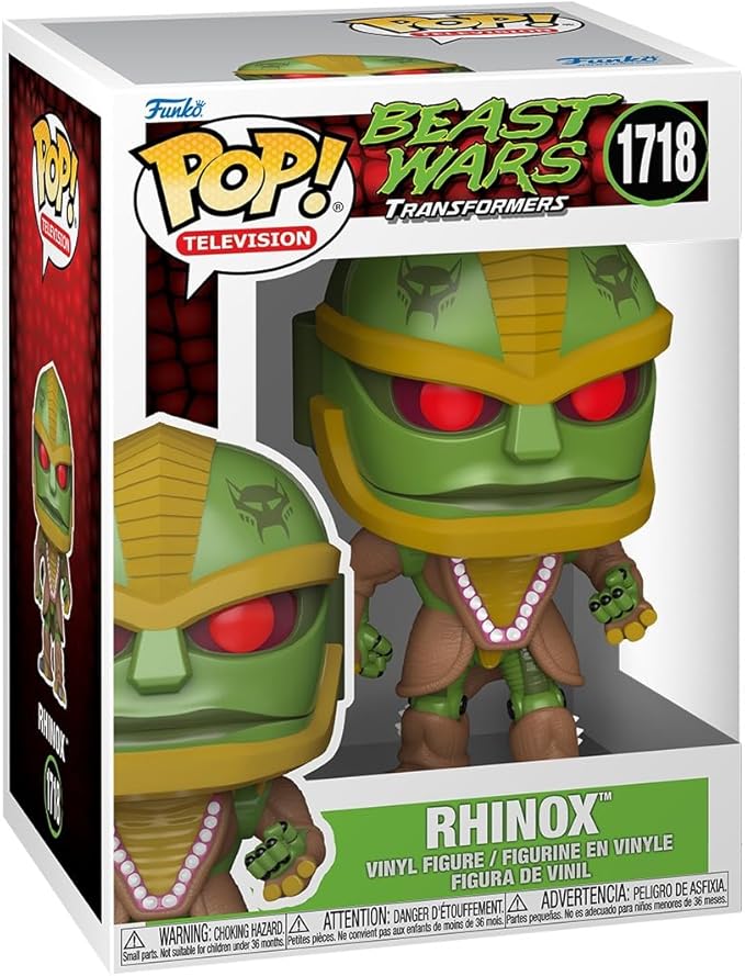 Funko Pop! TV: Transformers - Rhinox - Transformers Classic - Collectable Vinyl Figure - Gift Idea - Official Merchandise - Toys for Kids & Adults - TV Fans - Model Figure for Collectors and Display