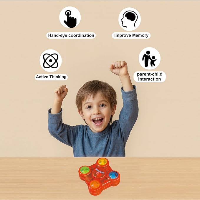 Light & Sound Memory Game – Interactive Electronic Toy for Focus & Reaction Training