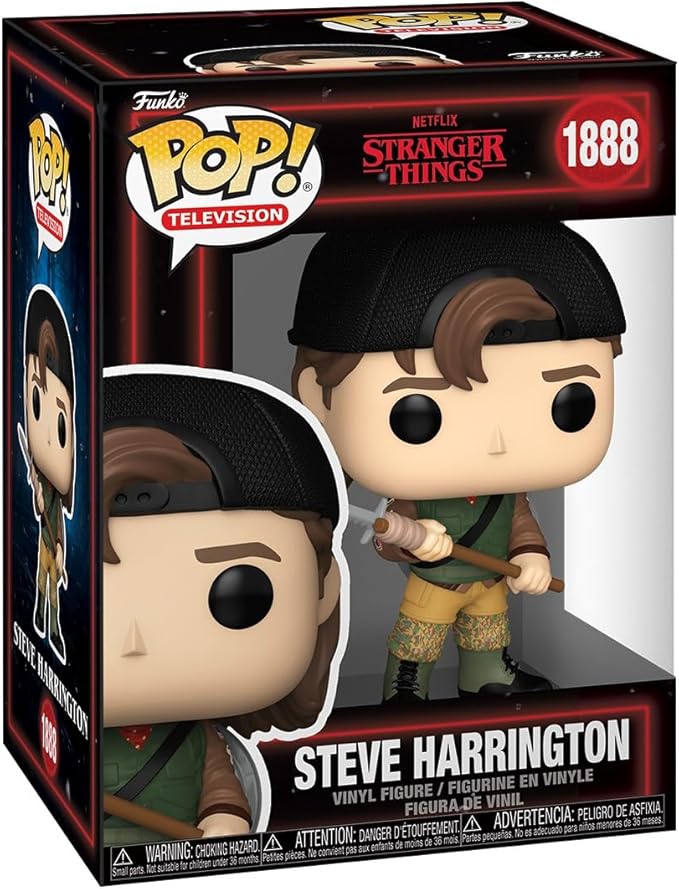 Funko Pop! TV: Stranger Things - Steve Harrington - Collectable Vinyl Figure - Gift Idea - Official Merchandise - Toys for Kids & Adults - Fantasy Fans - Model Figure for Collectors and Display