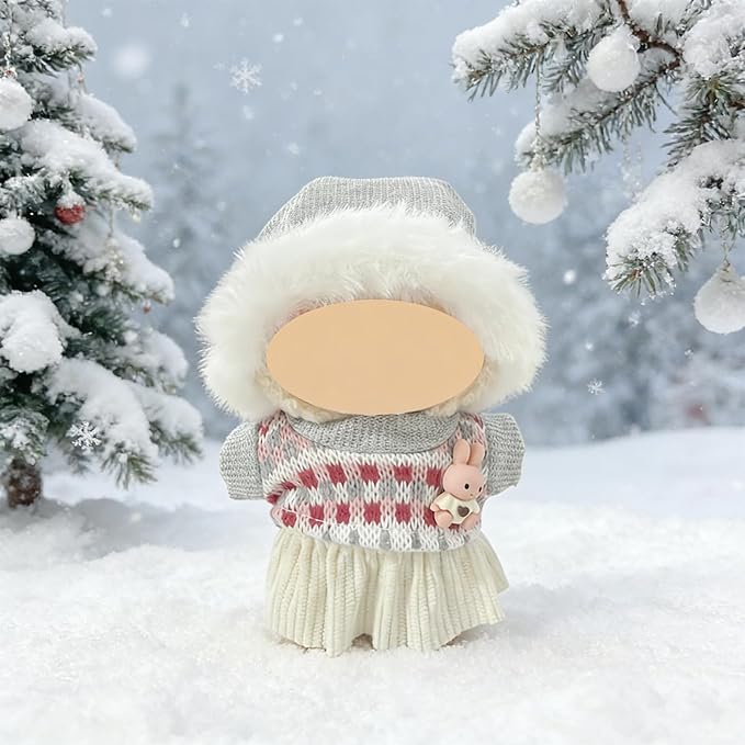 Clothes for Doll, 6 Pack Doll Outfits for 17cm Doll, Perfect for Play and Display, Accessories for Doll's Collectors, (No Dolls) (Set 5)