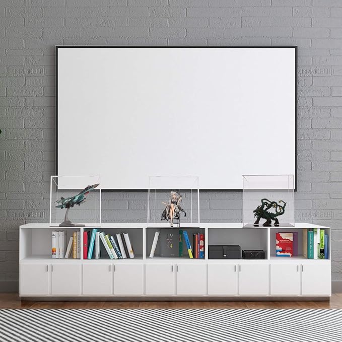 A+ DESIGN Clear Acrylic Display Case Assemble Collectibles Box Alternative Glass Case for Display Action Figures Home Storage & Organizing Toys (12x12x12 inch; 30x30x30 cm)
