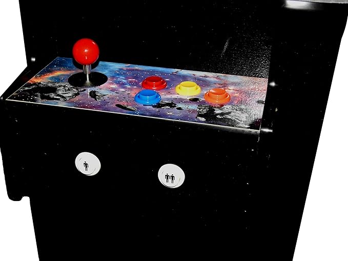 Doc and Pies Arcade Factory Full Size Professional Cocktail Arcade Machine | 60 Classic Games | Original, Classic Design | 2-Player | Full Size LCD Screen, Buttons and Joystick