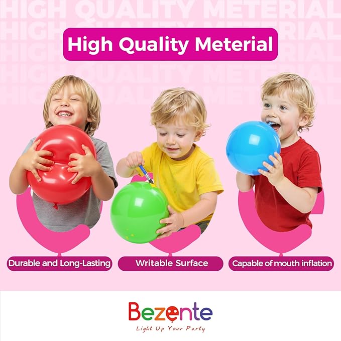 Bezente Mint Green Balloons Latex Party Balloons - 100 Pack 12 inch Round Helium Pastel Light Green Balloons for Wedding Birthday Anniversary Gender Reveal Graduation Party Decorations