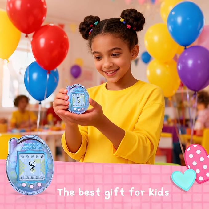 Translucent Cover Case for Tamagotchi Connection Virtual Reality Pet, Plastic Transparent Case Compatible with Tamagotchi Connection Electronic Pet Accessories