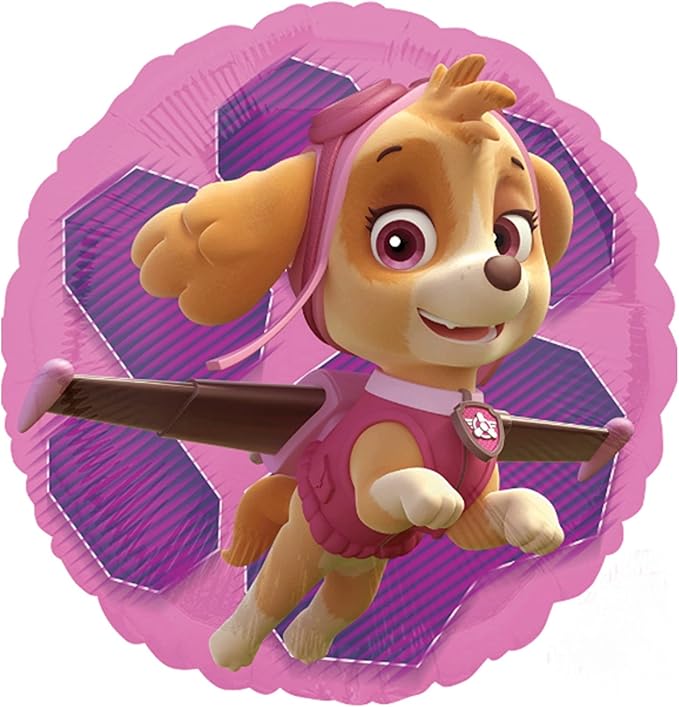 Skye and Everest 4th Birthday Party Supplies Girl Paw Pups on Patrol Balloon Bouquet Decorations 5ct