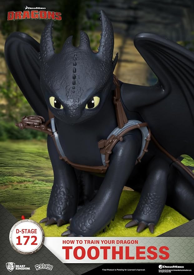 How to Train Your Dragon: Toothless DS-172 D-Stage Statue