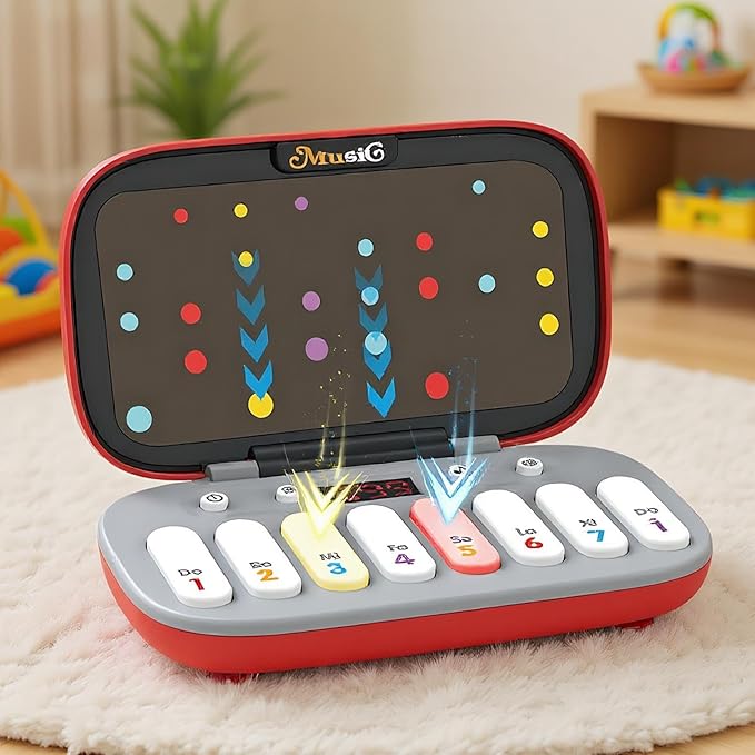 Music Games - Rhythm Game Machine | Toy Electronic Machine for Travel Kids Boys Girls Improving Reaction Speed Adults Children Birthday Teens