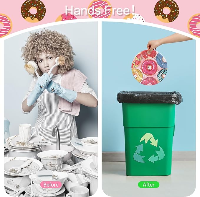 96Pcs Sweet One Birthday Party Decorations Donut Dessert Paper Plates and Napkins Cups Disposable for Girl Boy Donut First Birthday Decorations, Serve 24