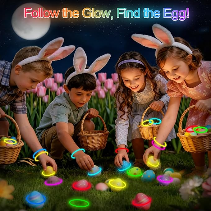 Glow Sticks Bulk Party Pack- Ultra Bright 800pk Glow in the Dark Party Favors, Easter Basket Stuffers Glow Sticks Party Supplies Glow Necklaces and Glow Bracelets with Connectors