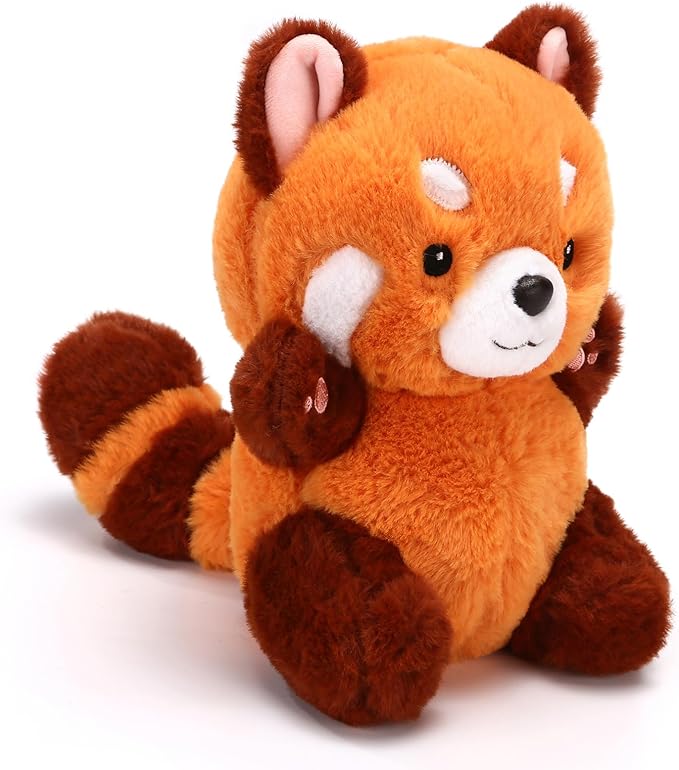 Cute Red Panda Plush Toy - Stuffed Animal Gift for Girlfriend, Kids Birthday - 9" Red Panda plushies