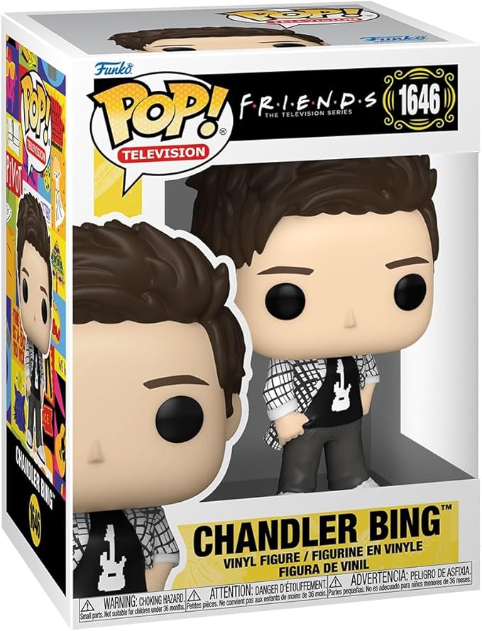 Funko POP TV: Friends – Chandler Bing - (College) - Collectable Vinyl Figure - Gift Idea - Official Merchandise - for Kids & Adults - TV Fans - Model Figure for Collectors and Display