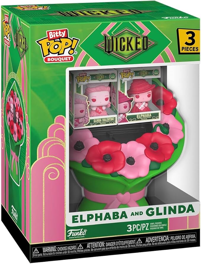 Funko Pop! Bitty Bouquet: Valentines - Elphaba and Glinda