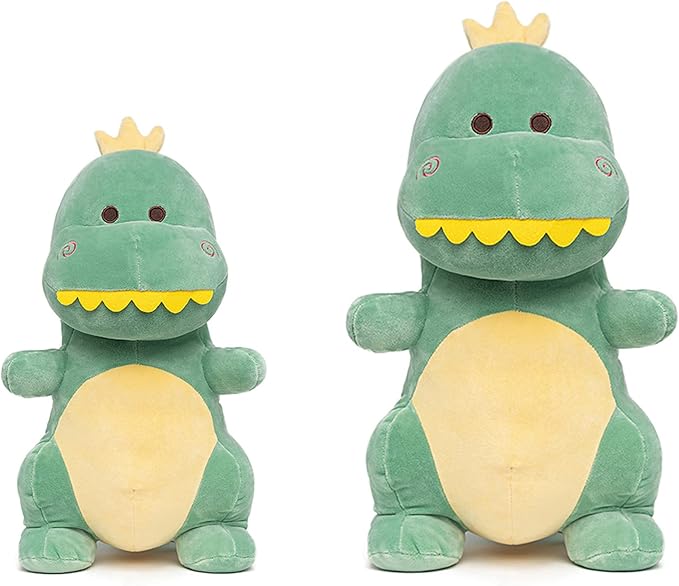 Big Dinosaur Plush Toy, 15.7" Dinosaur Stuffed Animal Stuffed Dinosa Cute Dino Plush Soft Plushie Dino Stuffed Animals Toys for Boys Girls Baby Kids Green