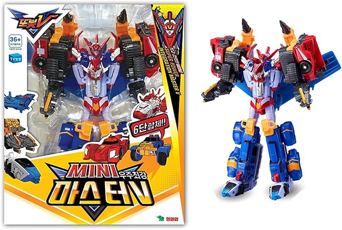 Mini MasterV/Popular Toy / 6 Mini Vehicles can be Separated and Transforming MasterV Robot, MasterV Robot