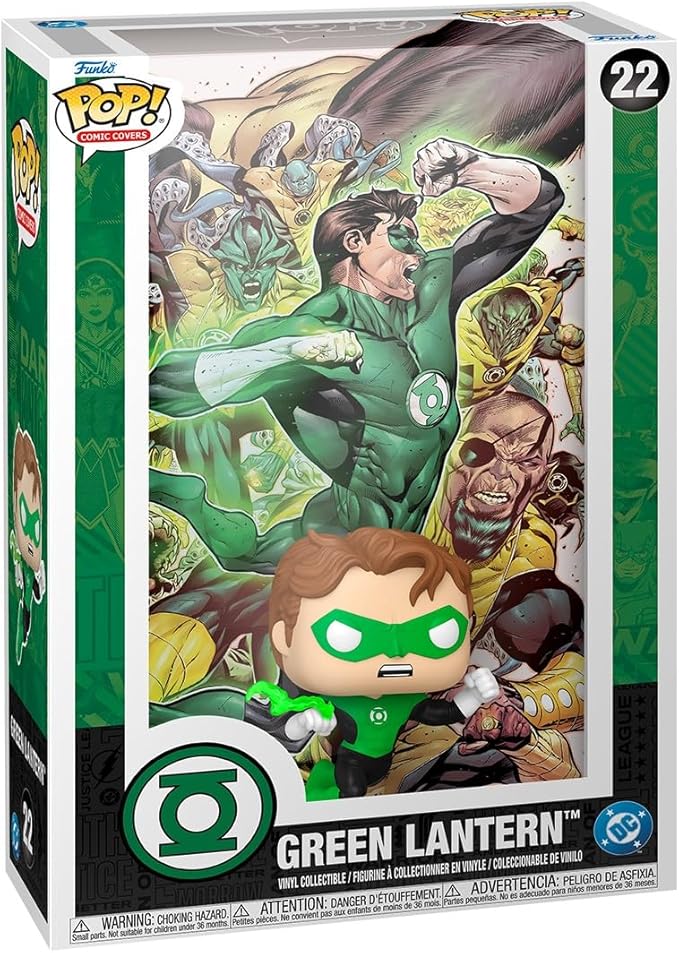 Funko Pop! Comic Cover DC - Green Lantern - DC Comics - Collectable Vinyl Figure - Gift Idea - Official Merchandise - Toys for Kids & Adults - Cartoon Fans - Model Figure for Collectors and Display