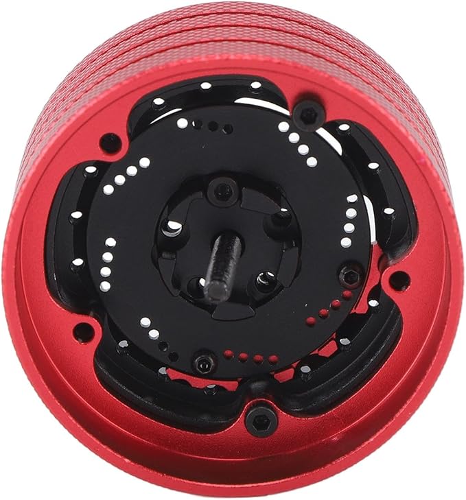 Acouto Lightweight Aluminum Alloy Remote Control Handwheel with Simulation Disc for NB4 RC Car - Enhance Performance & (C Type)