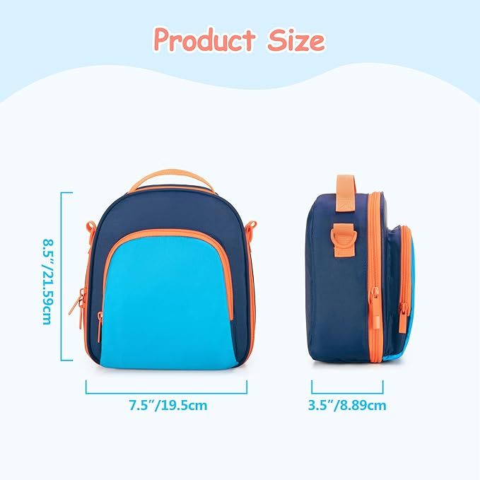 Carrying Case Compatible with Yoto Mini (2024 Edition), Card Holder Hold Up to 30 Cards, Travel Storage Bag for Audio Music Player & Headphone Accessories, Blue (Bag Only) Patented Design
