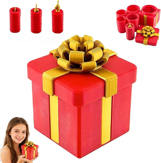 Annoying Gift Box with Screws,Prank Gifts,Puzzle Gift Box,Prank Gifts for Adults,Money Puzzle,Annoying Nested Screw Gift box,Reusable Perfect Money Puzzles for Birthday Christmas White Elephant Party