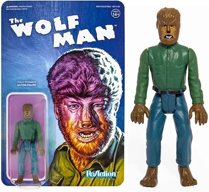 Super7 Universal Monsters The Wolf Man 3.75 in Reaction Figure