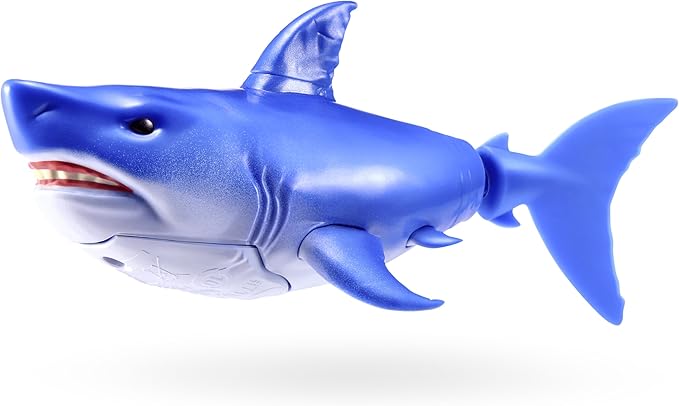 Robo Alive Water Activated Shark 2 Pack (Blue) by ZURU – Realistic Swimming Robotic Bath Toy for Kids, Tweens & Teens, Water-Activated Pet Shark for Play & Pranks, 3+