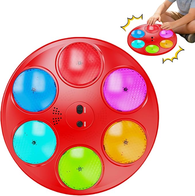 Memory Game for Kids, with Lights and Sounds Interaction, 22x22x4cm, Machine Light Sound Interactive Memory Challenge Toy, Handheld Electronic Game, 3 Modes of Play, for Kids Ages 3+