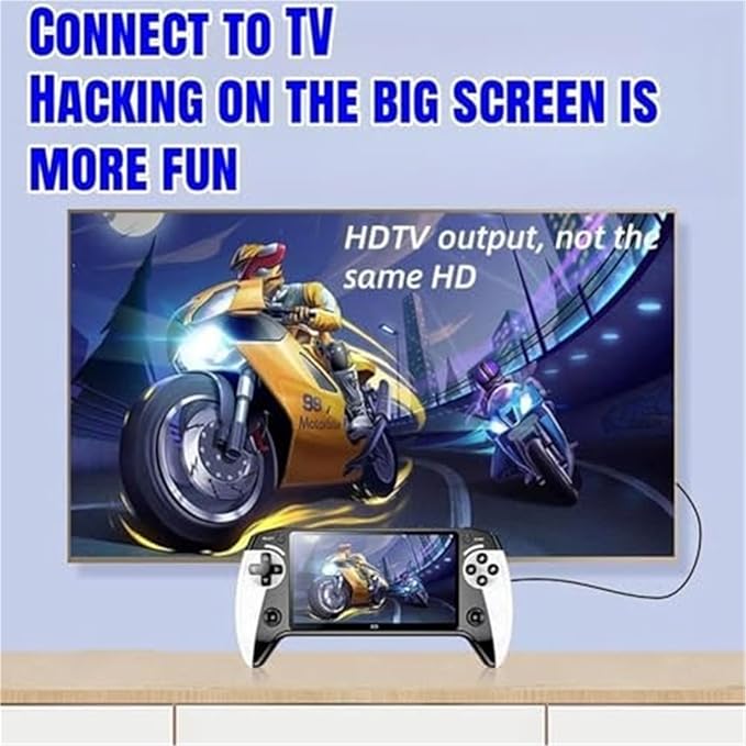 Portable Retro Game Console X9 Handheld Game Console, 5.5 Inch HD IPS Screen, 20000+ Built-in Games, 10+ Emulators, Supports TV Output & Gamepad, 5-Hour Battery Life(2 PCS)