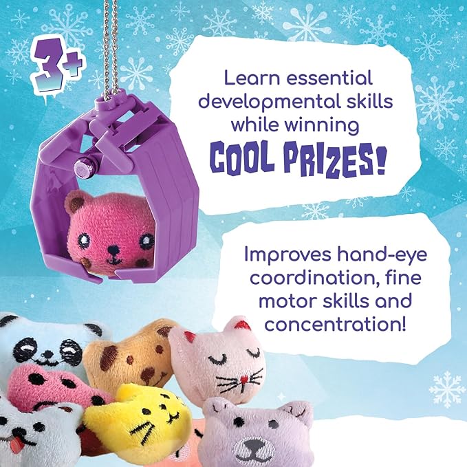 MindWare Polar Bear Prize Machine Crane Game - Electronic Arcade Game Machine for Ages 3 and Up