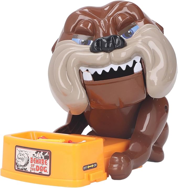 TOPINCN Interactive Vicious Dog Toys Electric Design Bone Stealing Game, Superior Sound Outlet, Parent Child Interaction