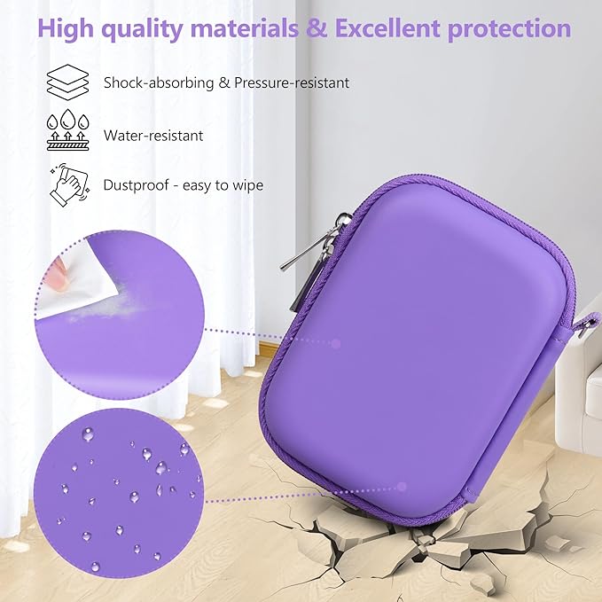 Carrying Case for Bitzee Disney/Magicals/Wizarding World Harry Potter Interactive Characters Inside Interactive Toy Digital Pet, Disney Toys & Digital Pet Kids Toys for Girls & Boys, Purple