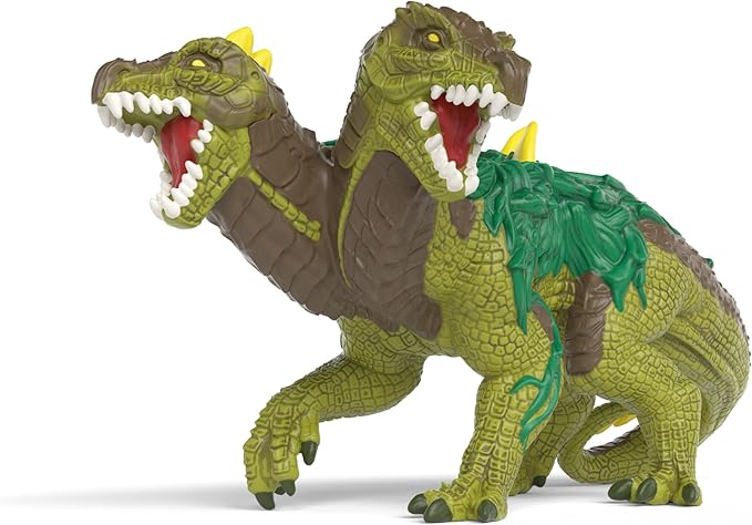 Schleich Eldrador Creatures - 2PC Lava vs Jungle World Playset with Fire Dinosaur and Jungle Lizard - Fun Durable Monster Toys for Boys and Girls - Beast Fantasy Toys for Kids Ages 7+ | 70834
