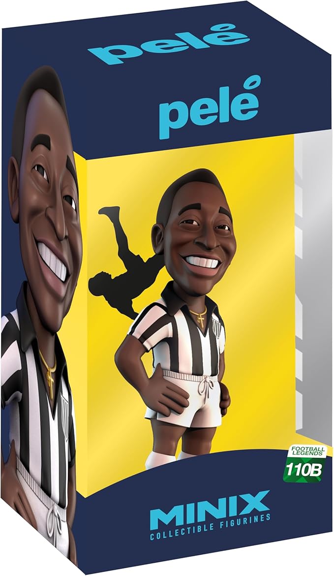 MINIX COLLECTIBLE FIGURINES - Sports Collectable 12 cm Figurine, Pele - Santos