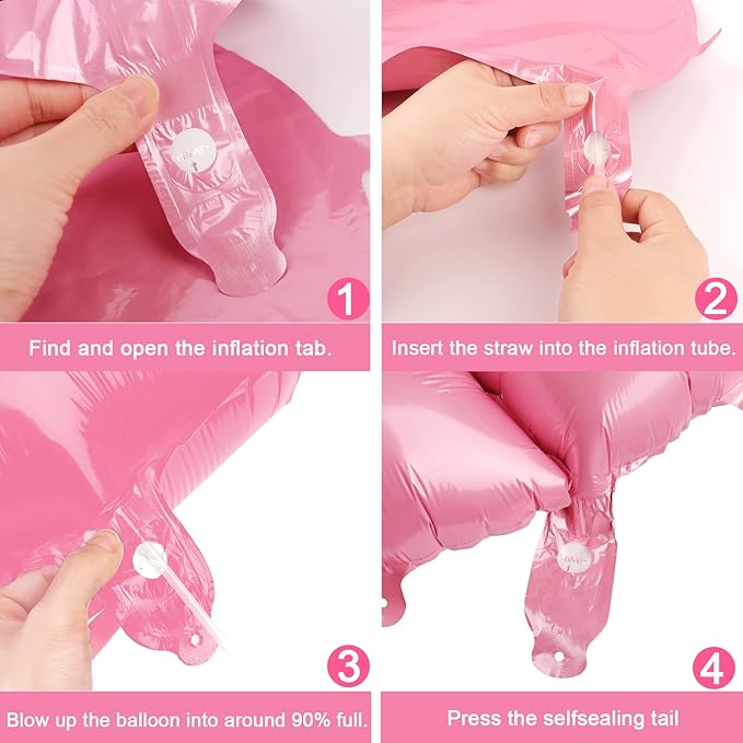 40 Inch Number Balloon 0-9(Zero-Nine) with Crown, Big Size Happy Birthday Balloon, Foil Helium Big Number Balloon for Birthday Party,Wedding, Anniversary (PINK 0)