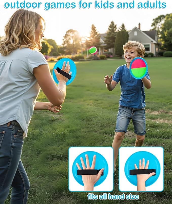 Kids Toys Toss and Catch Game Set Easter Basket Stuffers for Kids Toddler, Toys for 3 4 5 6 7 8 Year Old Boys Girls Birthday Gift, Yard Outdoor Games for Kid Ages 4-8 8-12 Beach Pool