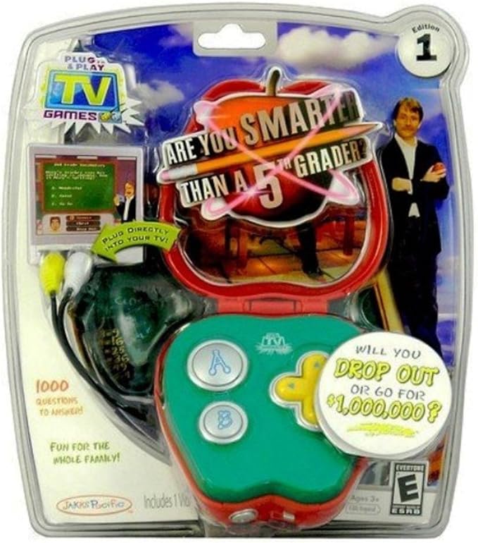 Are You Smarter Than a 5th Grader Plug and Play TV Game