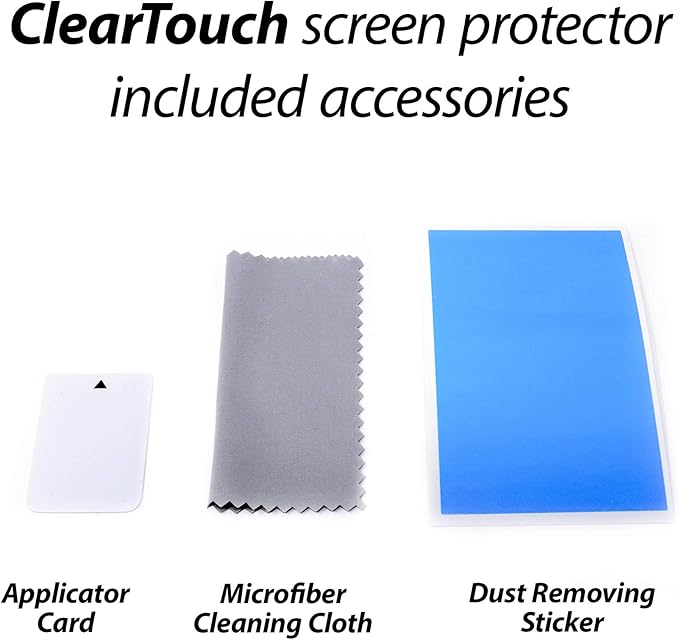 BoxWave Screen Protector Compatible with Arcade1Up Golden Tee 3D 35th Anniversary Deluxe Arcade Machine - ClearTouch Crystal (2-Pack), HD Film Skin - Shields from Scratches