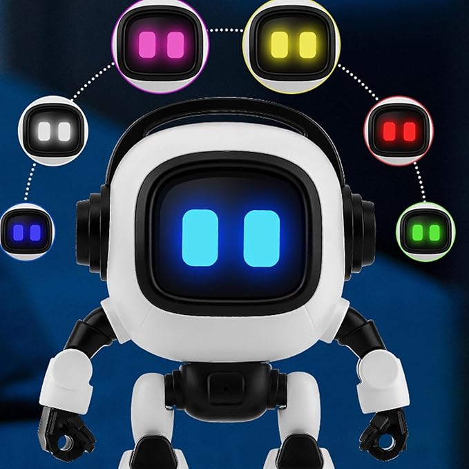 Diyeeni AI Companion Robot, Interactive Talking Robot with Real Time Emotion Responses, Role Switching, English Chinese Bilingual Learning, for Kids Boys Girls Age 6+